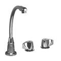 Just Two Handle Kitchen Widespread Faucet- Polished Chrome JOL-400
